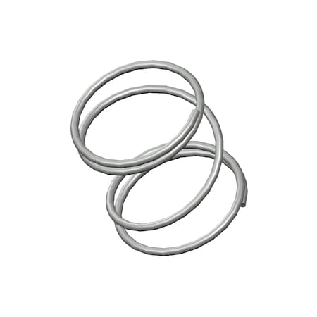 Compression Spring, O= .609, L= .69, W= .036 R